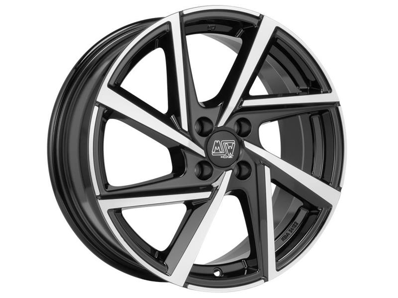 MSW 80-4 Gloss Black Full Polished J7 R17 4X108 ET20 CB65.1