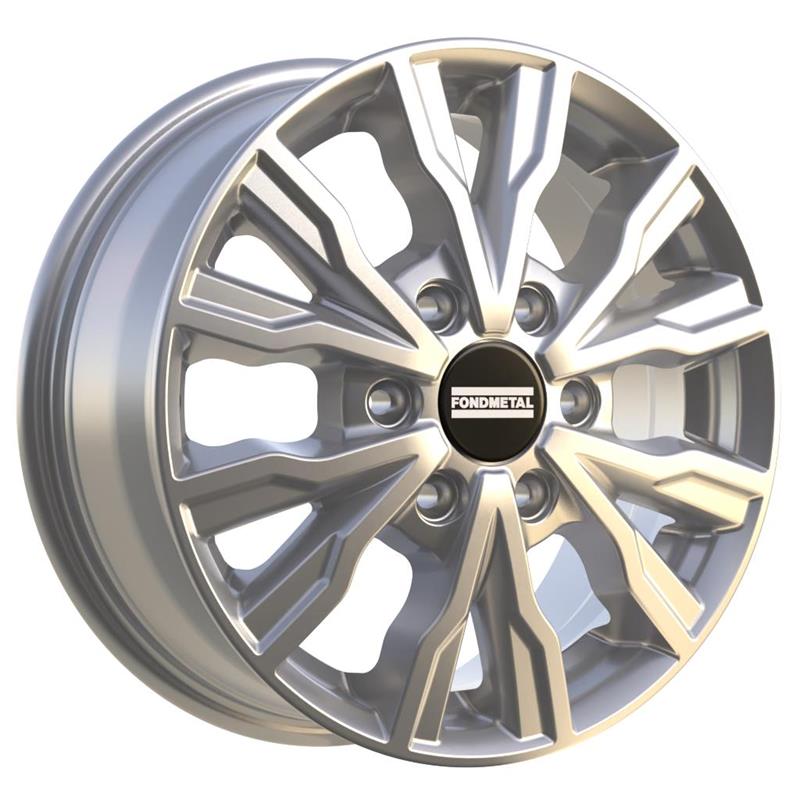 Fondmetal PRO2 Glossy Silver J6.5 R16 6X130 ET54 CB84.1